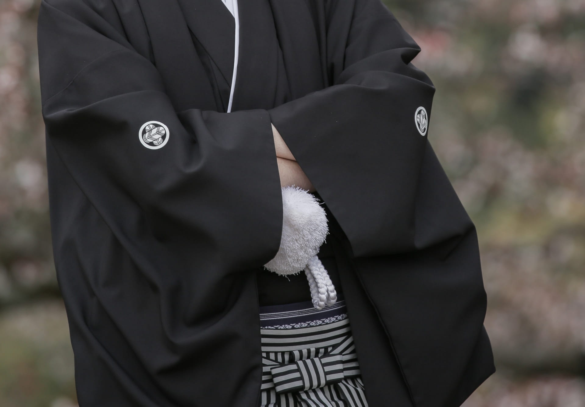 男性用袴レンタル　流れ